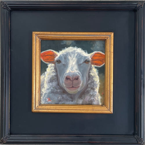 Click to view detail for Wooly Ewe II. 6x6 $275